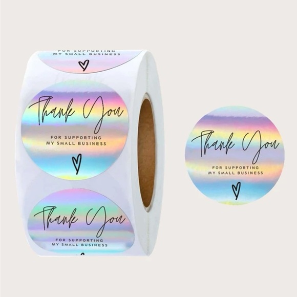 Other - 500pcs Thank You Sticker for business Sticker
